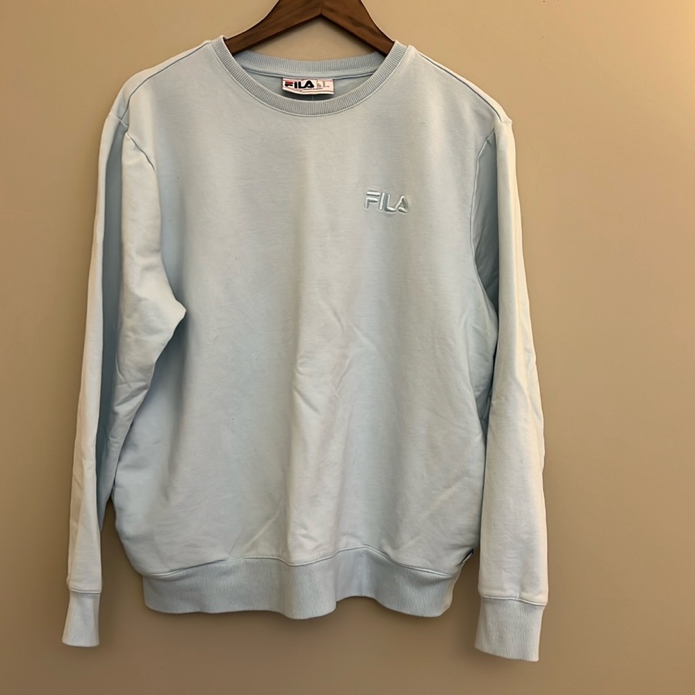FILA crewneck/sweatshirt - super soft with 2 hidden front pockets!!
